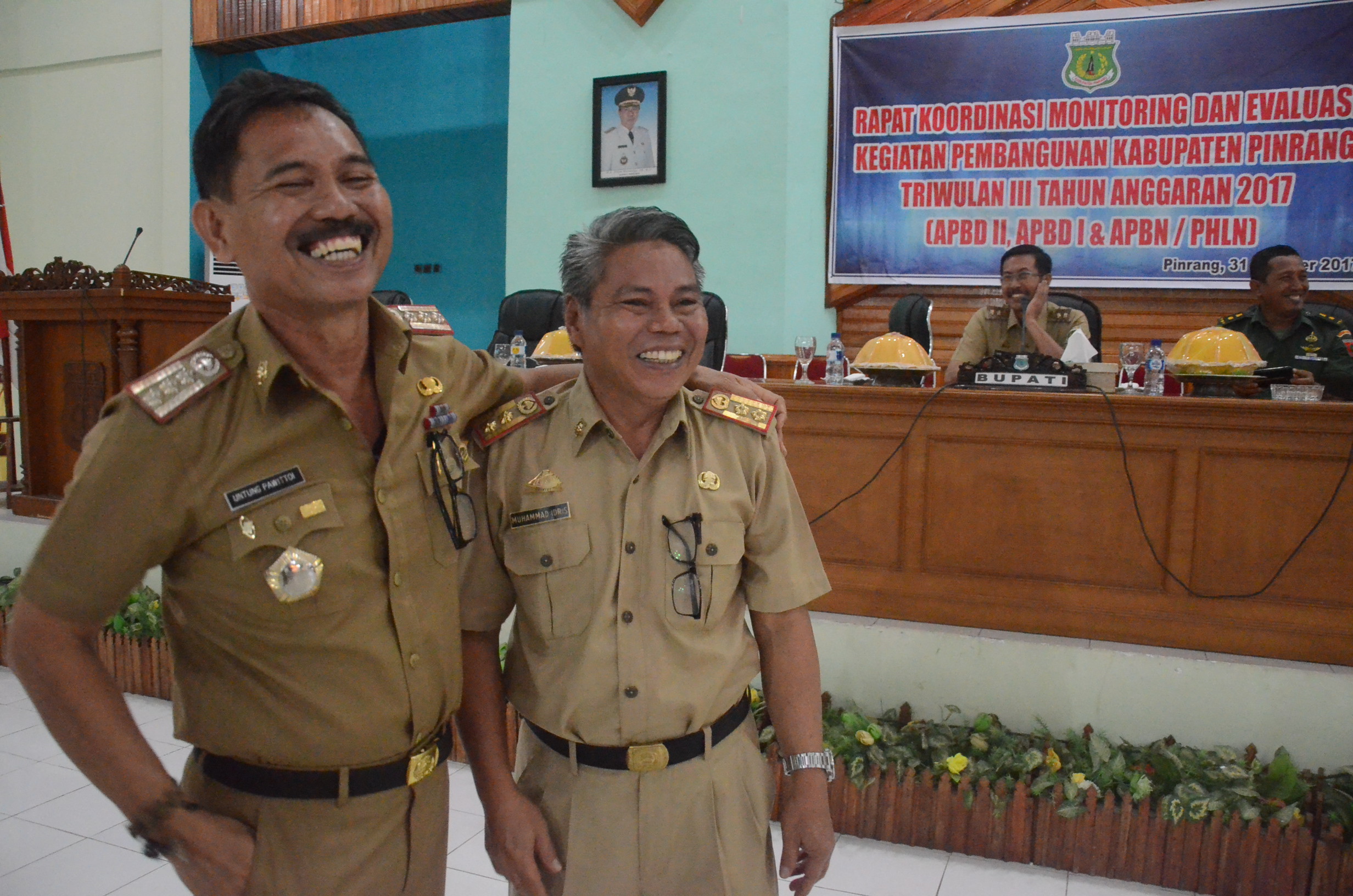 Rapat Monev Acara Terakhir Kepala Bappeda Pinrang