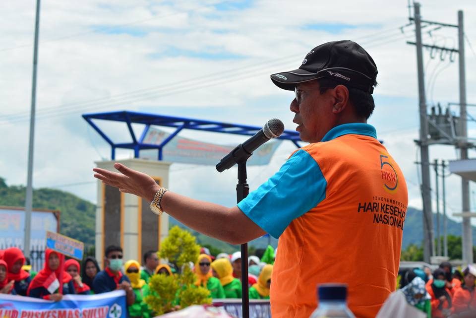 Peringati HKN, Bupati Pinrang Resmikan Rumah Sakit Pratama Bungi