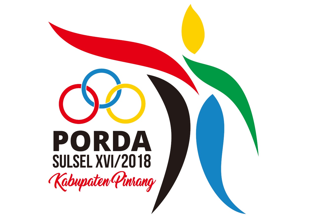 Inilah Logo PORDA XVI Pinrang 2018