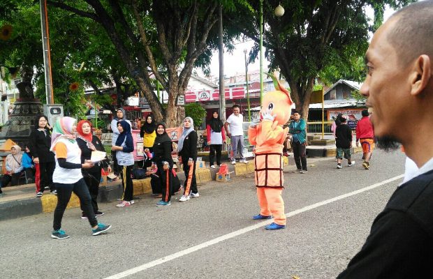 KPUD Manfaatkan Car Free Day untuk Ajang Sosialisasi