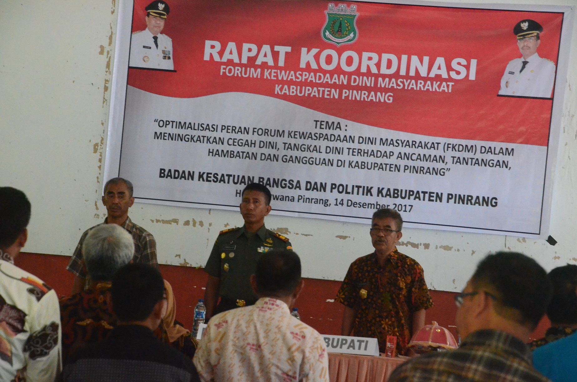 Kesbangpol Pinrang Gelar Rapat Koordinasi Jelang Pilkada