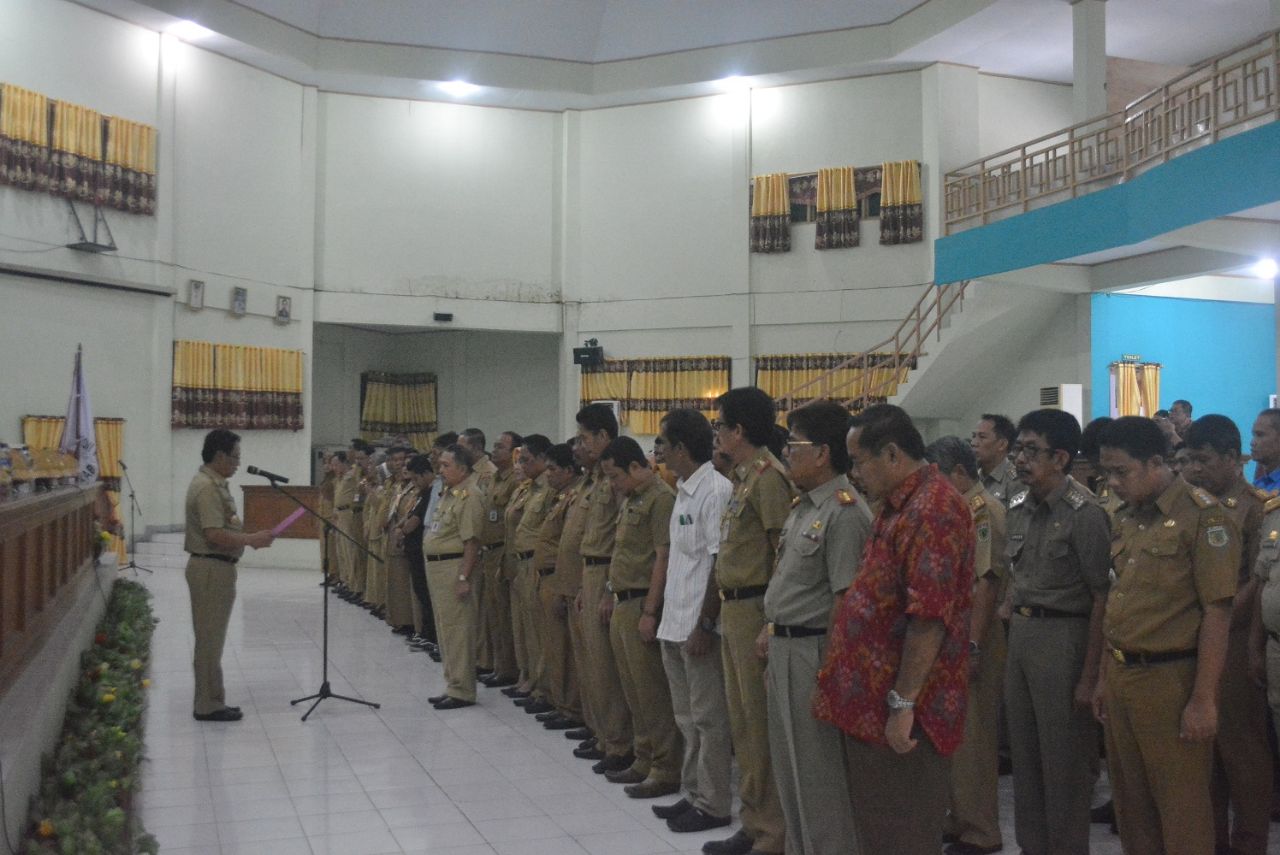 Bupati Pinrang Lantik Panitia Penyelenggara Porda Sulsel ke XVI 2018