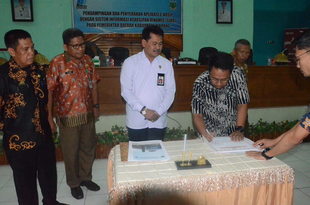 Bupati Aslam Harap ANRI Prioritaskan Pinrang Dalam Pembinaan Kearsipan