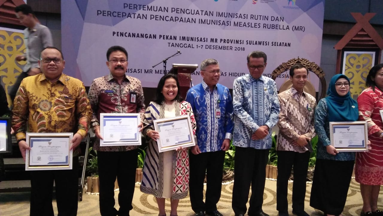 Pinrang Lampaui Target Imunisasi Measles Rubella