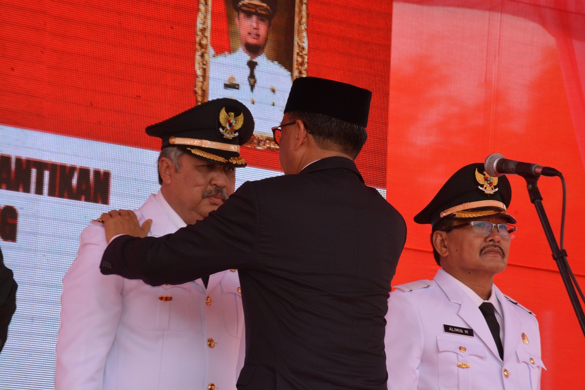 Gubernur Sulsel Resmi Lantik Bupati dan Wakil Bupati Pinrang 2019 – 2024