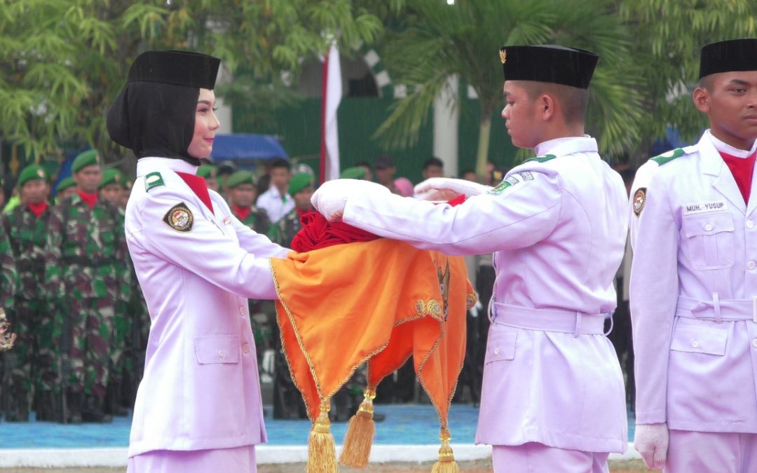 Khidmat, Puncak Peringatan HUT Ke – 74 RI di Kabupaten Pinrang