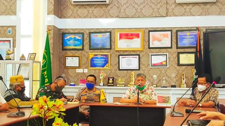 Bupati Pinrang Gelar Rapat Dengan Pemuka Agama