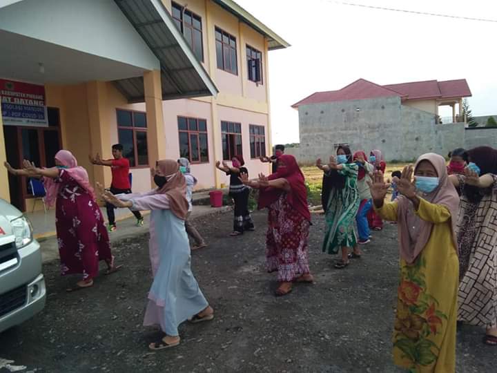 Pekerja Migran Indonesia Asal Pinrang Jalani Beberapa Kegiatan di Pusat Isolasi