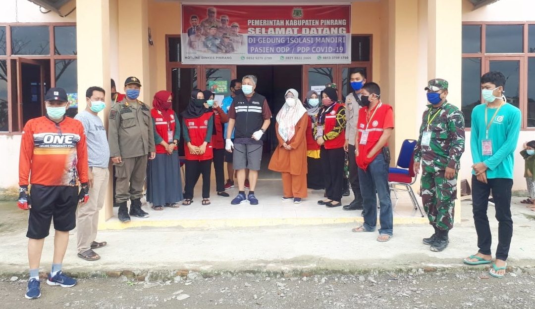 Bupati Pinrang Kunjungi Para Deportan di Lokasi Karantina