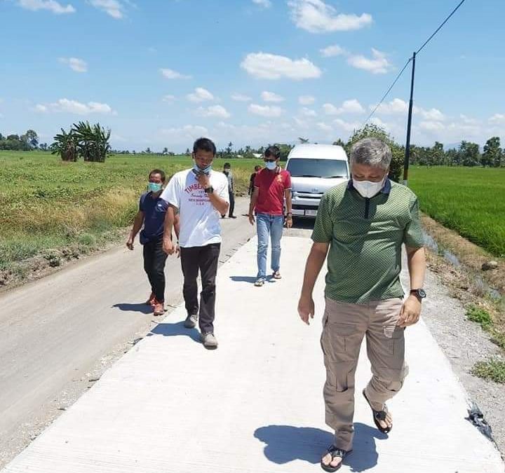 Bupati Pinrang Kunjungi Beberapa Pembangunan Ruas Jalan