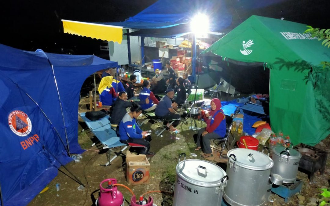 Tagana Pinrang Layani 1500 Pengungsi Korban Gempa