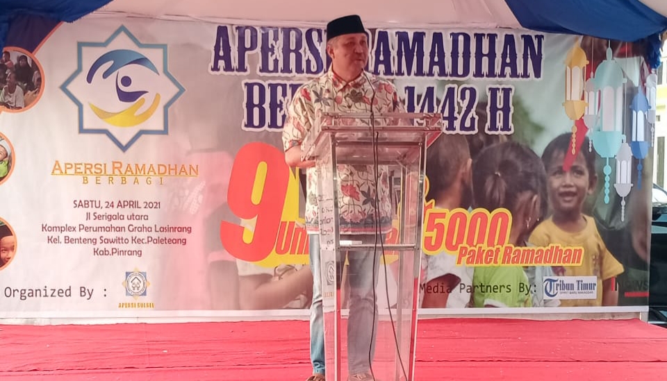 Bupati Pinrang Apresiasi Kepedulian Apersi Sulsel