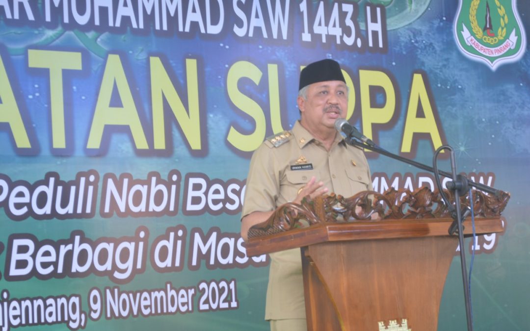 Bupati Pinrang : Peringatan Maulid, Momentum Teladani Sifat Rasulullah