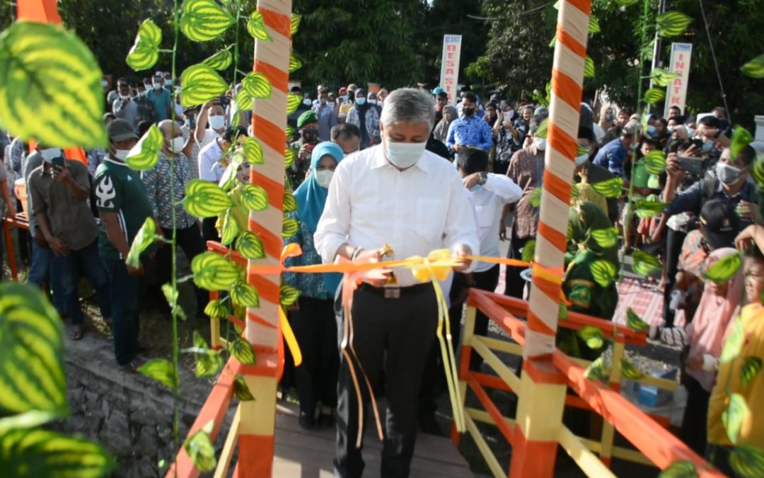 Bupati Pinrang Resmikan Wisata Sawah Massoussoreng