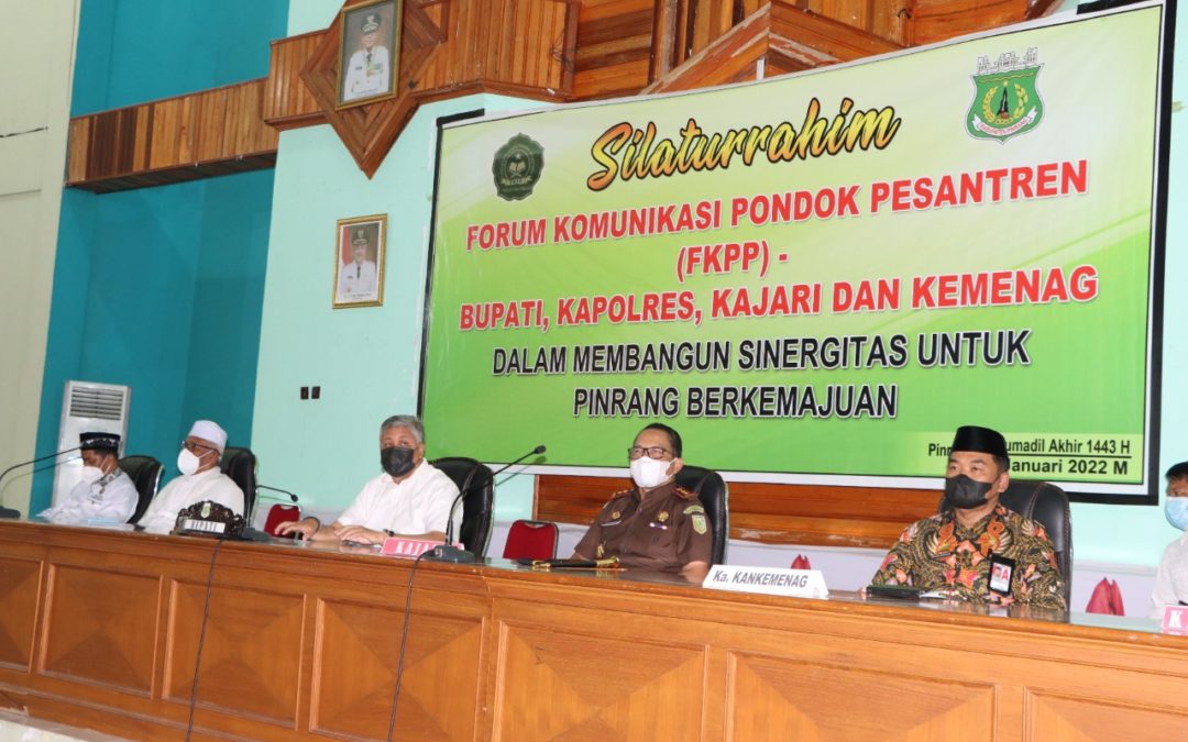 Bupati Pinrang Hadiri Silaturahmi Forum Komunikasi Pondok Pesantren Kabupaten Pinrang
