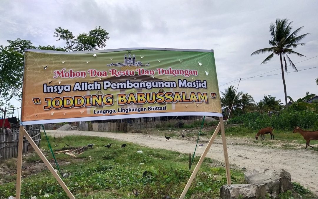 Pembangunan Masjid Jodding Babussalam Resmi Dimulai