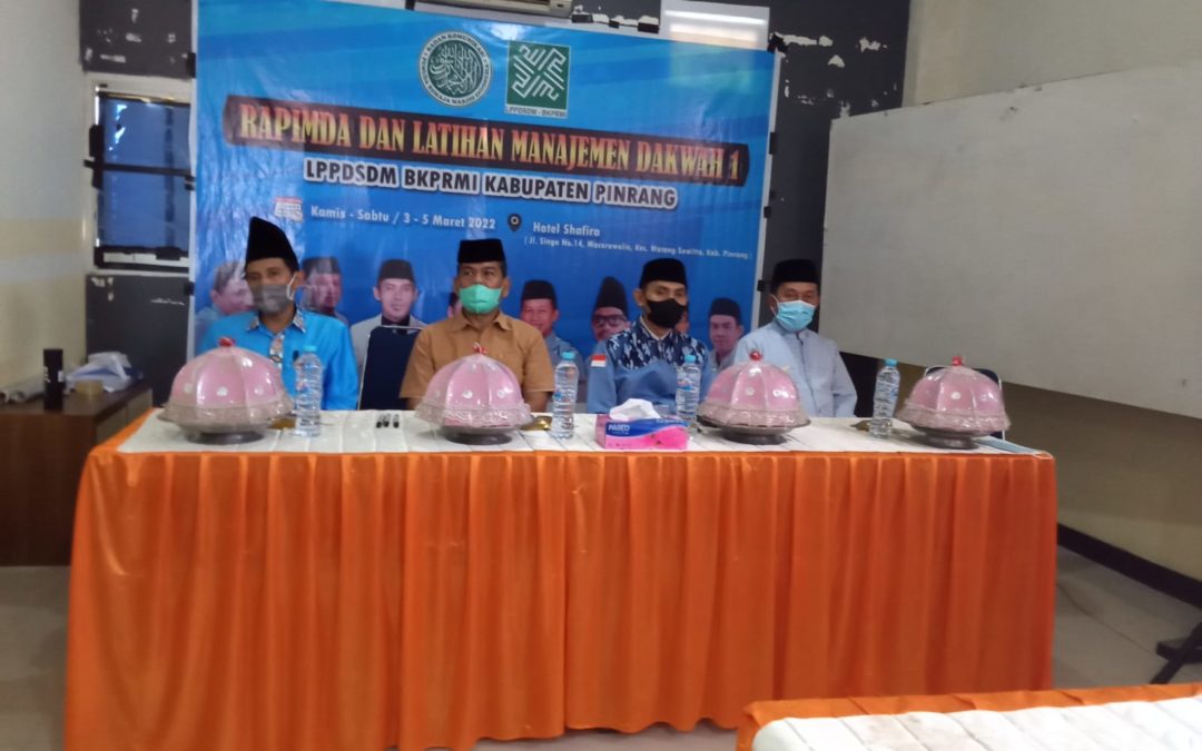 DPD BKPRMI Pinrang Gelar Latihan Manajemen Dakwah