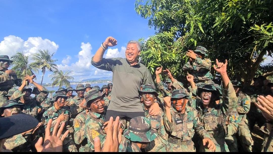 Bupati Pinrang Berkunjung ke Lokasi Diklat Prajurit TNI AL