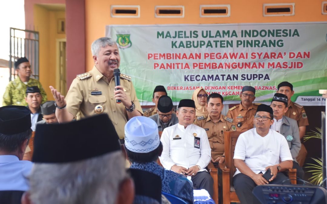Bupati Pinrang Ingatkan Sinergitas Pegawai Syara dan Panitia Pembangunan Untuk Memakmurkan Masjid