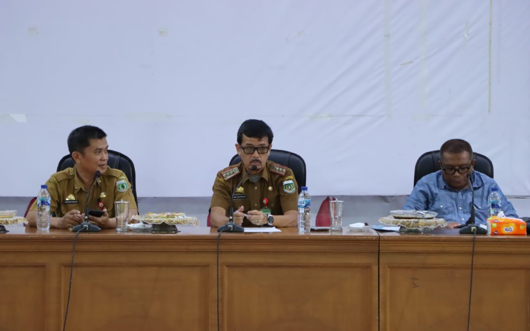 Sekda Pinrang Pimpin Rapat Penyusunan LKPD 2023
