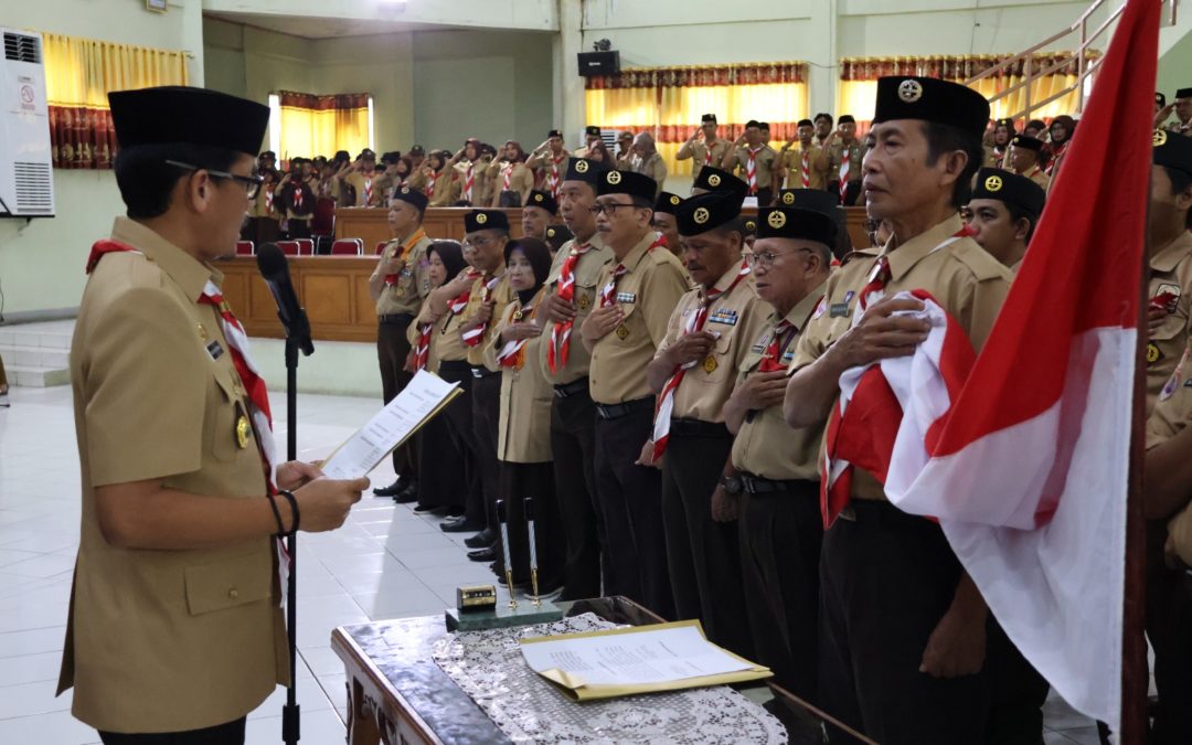 Sekretaris Mabicab Lantik Pengurus PAW Kwarcab Gerakan Pramuka Pinrang