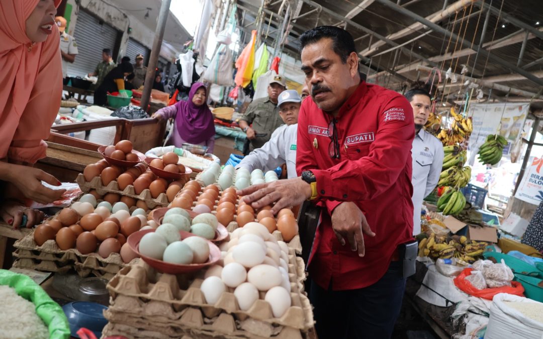 Pj. Bupati Pinrang Kunjungi Pasar Sentral Pinrang