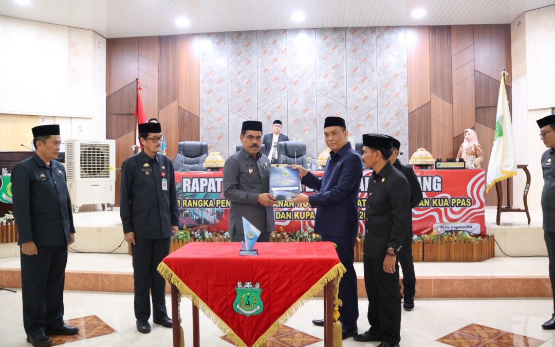 Pj.Bupati Pinrang Hadiri Rapat Paripurna DPRD Kabupaten Pinrang