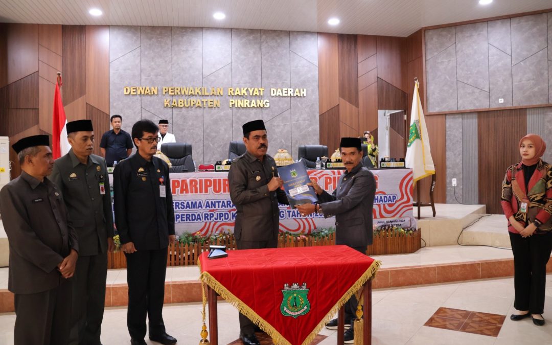 DPRD Gelar Paripurna dengan Agenda Persetujuan Bersama Terhadap Ranperda RPJPD 2025-2045