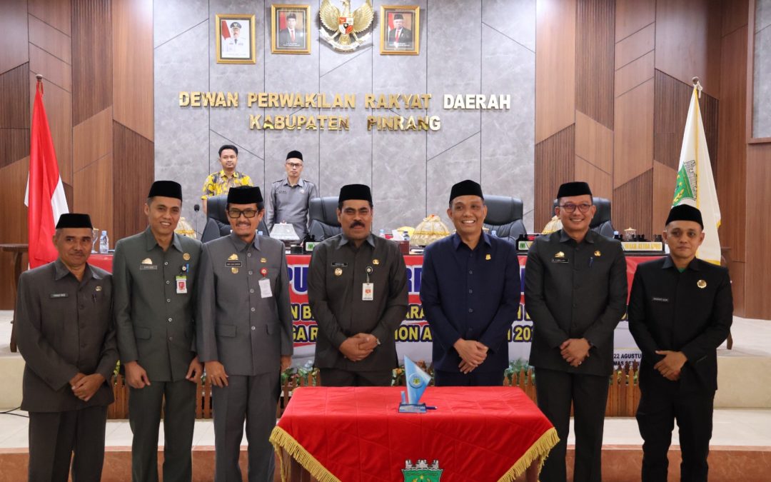 DPRD Kabupaten Pinrang Gelar Rapat Paripurna, Sepakati Tiga Rancangan Peraturan Daerah Non-APBD