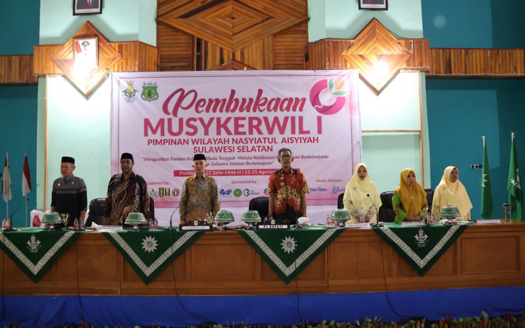 Staf Ahli Bupati Pinrang Buka Secara Resmi Musykerwil Nasyiatul Aisyiyah I se-Sulawesi Selatan