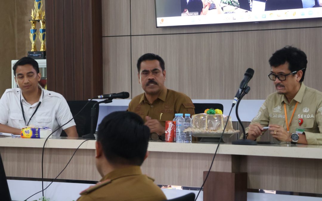 Pj. Bupati Pinrang Pimpin Rapat Koordinasi Penguatan Kelembagaan PDAM Tirta Sawitto