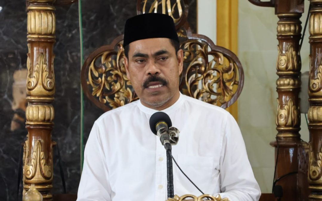 Pj. Bupati Pinrang Hadiri Peringatan Maulid Nabi Muhammad SAW di Masjid Nurul Falah Pao