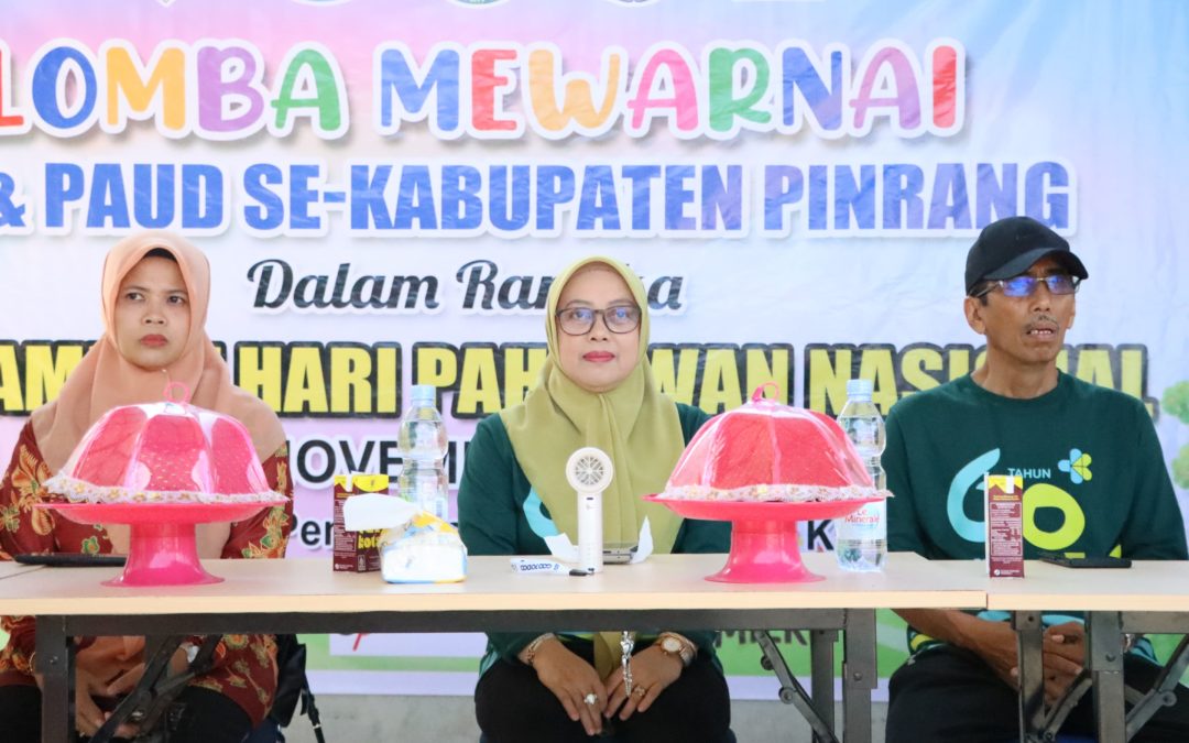 Pj. Bunda PAUD Pinrang Buka Lomba Mewarnai Tingkat PAUD se-Kabupaten Pinrang