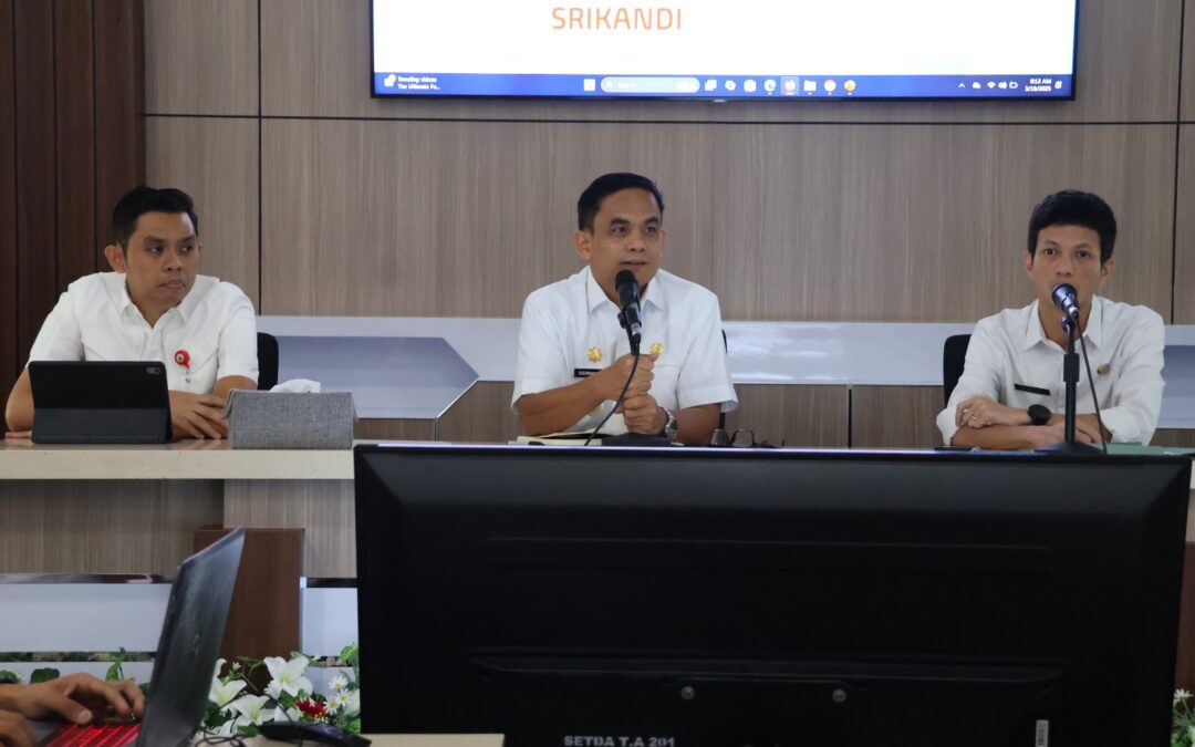 Wakil Bupati Pinrang Pimpin Rakor Penerapan Aplikasi Srikandi dan Clearance TIK